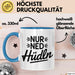 Österreich Wien Wienerisch Tasse Geschenk Lustige Geschenkidee Spruch Nur Ned Hudln Blau Trendation