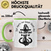 Kapitän Tasse Geschenk Der Käptn Hat Immer Recht Und Ich Bin Der Käptn Bootsführer Boot Besitzer Kaffee-Becher Grün Trendation
