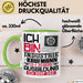 Industriekaufmann Ausbildung Tasse Geschenk Ich Bin Industriekaufmann In Der Ausbildung Ich Darf Das Geschenkidee Spruch Grün Trendation