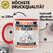 Tierheimunterstützer Tasse Geschenk für Tierheimunterstützer Geburtstag Lustiger Spruch Kaffee-Becher Was Ist Deine Superkraft Rot Trendation