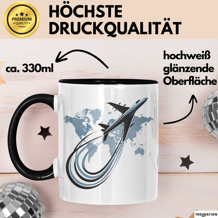Pilot Tasse Geschenkidee Flugliebhaber Lustiger Spruch Geschenkidee Lustig Trendation