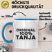 Tanja Tasse Original 100% Tanja Geschenk Blau Trendation
