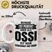 Ossi Geschenk Tasse Ostdeutschland Ossi Geschenkidee Niemand Ist Perfekt Aber Als Ossi Ist Man Verdammt Nah Dran Dresden Leipzig Kaffee-Becher Weiß Trendation