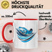 Schwimm Enthusiast Tasse Geschenkidee für Poolliebhaber Rot Trendation