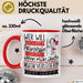 Musikverlegerin Tasse Geschenk Spruch Wer Will Schon Prinzessin Sein Wenn Man Auch Musikverlegerin Sein Kann Rot Trendation