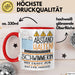 Schwimmerin Tasse Geschenk Lustig Abstand Halten Hochleistungs-Schwimmerin Mit Drang Zur Perfektion Bei Der Arbeit Rot Trendation