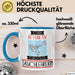 Tauchlehrerin Tasse Geschenk Becher Stark Attraktiv Furchtlos Tauchlehrerin Lustige Geschenkidee Blau Trendation