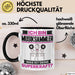 Musiksammler Tasse Geschenk für Musiksammler Geburtstag Lustiger Spruch Kaffee-Becher Was Ist Deine Superkraft Schwarz Trendation