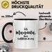 Manuela Tasse Ich Manuela, Bin Vollkommen Geschenk Schwarz Trendation