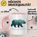 Wildtierschutz Tasse Geschenk Lustige Geschenkidee Spruch Bewahren und Schützen Rosa Trendation