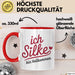 Silke Tasse Geschenk Ich Bin Vollkommen Silke Geschenkidee Geburtstag Rot Trendation