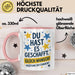 Schüler Abschluss Tasse Geschenk Lustige Geschenkidee Spruch Du Hast Es Geschafft Rosa Trendation