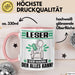 Leser Tasse Geschenk für Leser Der Mann Der Alles Kann Geschenkidee zum Geburtstag Rosa Trendation