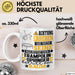 Trampolinspringer Geschenk Tasse Lustiger Spruch Erheben Sie Sich Der Trampolinspringer Betritt den Raum Weiß Trendation