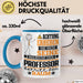 Professor Geschenk Tasse Lustiger Spruch Erheben Sie Sich Der Professor Betritt den Raum Blau Trendation
