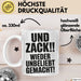 Sarkasmus Tasse Geschenk Und Zack Wieder Unbeliebt Gemacht Geschenkidee Lustig Weiß Trendation