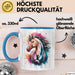 Pferde Tierliebhaber Tasse Geschenk Lustige Geschenkidee Spruch Blau Trendation