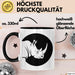 Nashorn Tasse Geschenk Lustige Geschenkidee Spruch Schwarz Trendation