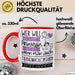 Tierheimvolontärin Tasse Geschenk Spruch Wer Will Schon Prinzessin Sein Wenn Man Auch Tierheimvolontärin Sein Kann Rot Trendation