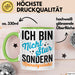 Sarkasmus Sarkastisch Tasse Geschenk Lustige Geschenkidee Nicht Stur Sondern Meinungsstabil Grün Trendation