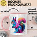 Eichhörnchen Tierliebhaber Tasse Geschenk Lustige Geschenkidee Spruch Rosa Trendation