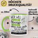Trekking-Enthusiastin Tasse Geschenk Spruch Wer Will Schon Prinzessin Sein Wenn Man Auch Trekking-Enthusiastin Sein Kann Grün Trendation