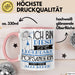 Popsängerin Tasse Geschenk Ich Bin Diese Eine Legendäre Popsängerin Von Der Alle Reden Geschenkidee Geburtstag Weihnachten Rosa Trendation
