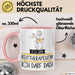 Geschenk für Reittherapeutin Tasse Lustige Geschenkidee Geburtstag Ich Bin Reittherapeutin Ich Darf Das Rosa Trendation