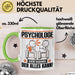Psychologe Tasse Geschenk für Psychologe Der Mann Der Alles Kann Geschenkidee zum Geburtstag Grün Trendation