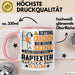 Raptexter Geschenk Tasse Lustiger Spruch Erheben Sie Sich Der Raptexter Betritt den Raum Rosa Trendation