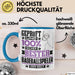 Baseballspieler Geschenk Lustiger Spruch für Baseballspieler Geschenkidee Bester Baseballspieler Der Welt Blau Trendation