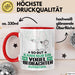 Vogelbeobachter Geschenk Tasse So Gut Kann Nur Ein Vogelbeobachter Aussehen Geschenkidee Kaffee-Becher Rot Trendation