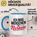 Krankenschwester Pflege Betreuung Tasse Geschenk Lustige Geschenkidee Spruch Ich Mag Menschen In Narkose Blau Trendation