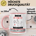 Pferdepflegerin Tasse Geschenk Becher Stark Attraktiv Furchtlos Pferdepflegerin Lustige Geschenkidee Rosa Trendation