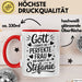 Stefanie Tasse Geschenk Gott Formte Die Perfekte Frau Stefanie Geschenkidee Rot Trendation