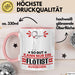 Flötist Geschenk Tasse So Gut Kann Nur Ein Flötist Aussehen Geschenkidee Kaffee-Becher Rosa Trendation