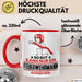 Feuerwehrmann Geschenk Tasse So Gut Kann Nur Ein Feuerwehrmann Aussehen Geschenkidee Kaffee-Becher Rot Trendation