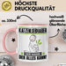Katzenliebhaber Tasse Geschenk für Katzenliebhaber Der Mann Der Alles Kann Geschenkidee zum Geburtstag Rosa Trendation