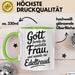 Edeltraud Tasse Geschenk Gott Formte Die Perfekte Frau Edeltraud Geschenkidee Grün Trendation