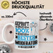 Moderator Geschenk Lustiger Spruch für Moderator Geschenkidee Bester Moderator Der Welt Weiß Trendation