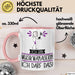 Geschenk für Musikmanagerin Tasse Lustige Geschenkidee Geburtstag Ich Bin Musikmanagerin Ich Darf Das Rosa Trendation