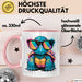 Schildkröte Tier Sonnenbrille Tasse Geschenk Lustige Geschenkidee Spruch Rosa Trendation