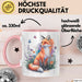 Fuchs Tierliebhaber Tasse Geschenk Lustige Geschenkidee Spruch Rosa Trendation