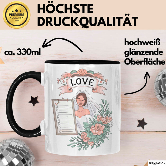 Hochzeits Planer Tasse Geschenk Lustige Geschenkidee Spruch Für Große Tag Experten Trendation
