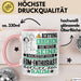 EDM-Enthusiast Geschenk Tasse Lustiger Spruch Erheben Sie Sich Der EDM-Enthusiast Betritt den Raum Rosa Trendation