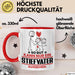 Stiefvater Geschenk Tasse So Gut Kann Nur Ein Stiefvater Aussehen Geschenkidee Kaffee-Becher Rot Trendation
