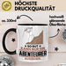 Abenteurer Geschenk Tasse So Gut Kann Nur Ein Abenteurer Aussehen Geschenkidee Kaffee-Becher Schwarz Trendation