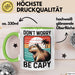 Capybara Don'T Worry Be Capy Tasse Geschenk Capybara Tier Geschenkidee Grün Trendation