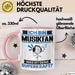 Musikfan Tasse Geschenk für Musikfan Geburtstag Lustiger Spruch Kaffee-Becher Was Ist Deine Superkraft Rosa Trendation