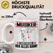 Musiker Tasse Geschenk für Musiker Der Mann Der Alles Kann Geschenkidee zum Geburtstag Weiß Trendation